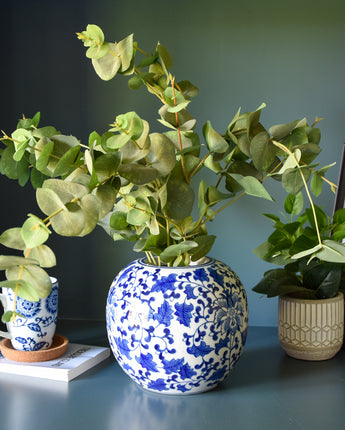 Small Blue and White Ginger Jar