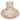 Small Ridged Amber Bottle Vase