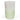 Elegant Green Two-Tone Ridged Glass Vase