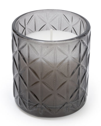 Exquisite Diamond-Cut Glass Candle with Wood Sage & Sea Salt Essence