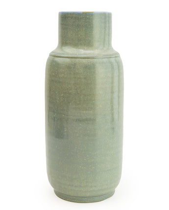 Smooth Reactive Glaze Green vase