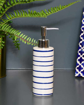 Soap Dispenser Harbour Stripe Bathroom