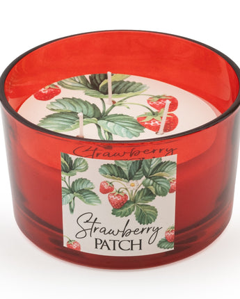 Strawberry Patch Candle – 5% Alpine Wild Strawberry Scent