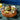 Set Of Small Mango Wood "Sicilian Orchard" Dipping Bowls on Tray