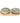 Set Of Small Mango Wood "Bali Whirl" Dipping Bowls on Tray