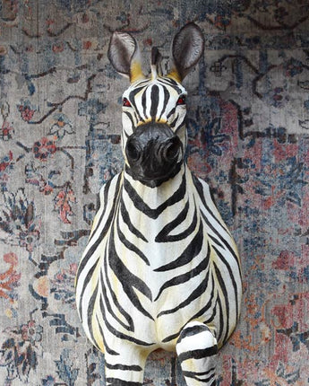 Running Zebra Wall Figure  