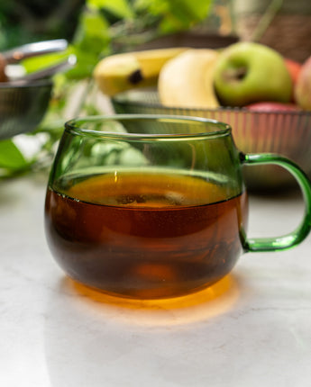 Modern Green Borosilicate Glass Mug