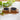 Set Of Small Mango Wood "Provence Blossom" Dipping Bowls on Tray