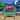 Rectangular Cushion Quilt Velvet Curved Lines Fuschia