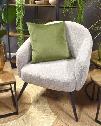 Modern Elegant Guarda Grey Armchair