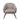 Modern Elegant Guarda Taupe Bucle Armchair