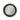 Medium Round Lincoln Wall Mirror , black and bronze