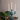 Vintage Ornate Flocked Candelabra in Light Grey/Blue
