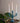 Vintage Ornate Flocked Candelabra in Light Grey/Blue