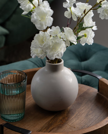 Blossom In Ceramic Bottle Vase