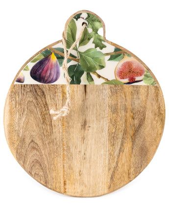 Chopping Board Mango Wood & Enamel – Figs