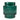 Embossed Ridged Green Candle Holder
