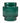 Embossed Ridged Green Candle Holder