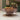 Glass Bowl On Stand Striped Plum