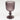 Stemmed White Wine Glass In Plum