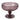 Stemmed Champagne Saucers In Plum