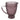 20CM Glass Jug Striped Plum