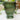 20CM Glass Jug Striped Green