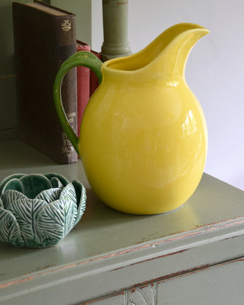 Ceramic Jug Reactive Glaze - Lemon