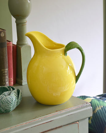 Ceramic Jug Reactive Glaze - Lemon