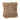 Elegant Taupe Square Cushion - Fleece & Suede Comfort