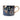 Garden Blooms Blue Mug with Gold Handle