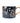 Garden Blooms Blue Mug with Gold Handle