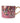 Garden Blooms Plum Mug with Gold Handle