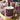 Garden Blooms Plum Mug with Gold Handle