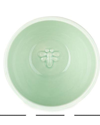 Set of Three Ceramic Nibble Bowls with Bee Detail