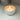 Small Shell Candle in a Reactive Glaze Pot