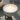 Large Shell Candle in a Reactive Glaze Pot
