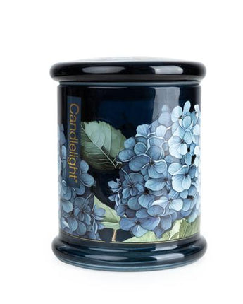 Large Hydrangea & Jasmine Lidded Jar Candle