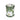 Large White Poppy & Sage Lidded Jar Candle