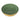 Large  Olive Green Metal & Enamel Round Bowl