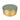 Round Metal & Enamel Olive Green Trinket Box