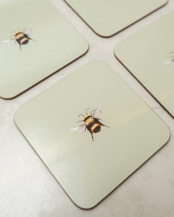 Set of 4 Bee Coasters