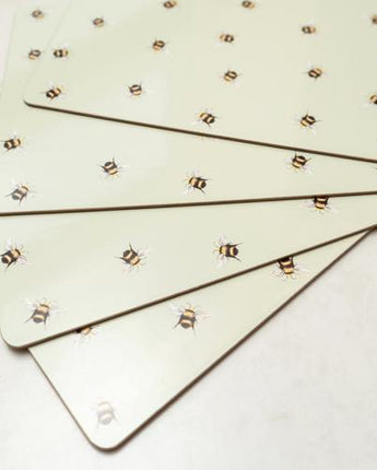 Set of 4 Bee Placemats