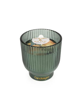 Medium Pear Tree & Bay Leaf Footed Candle