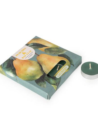 Set of 9 Pear Tree & Bay Leaf Tealights