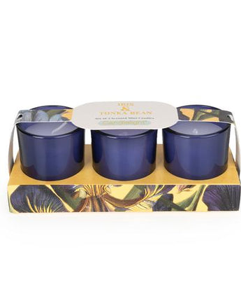 Iris & Tonka Bean Votive Candle Set