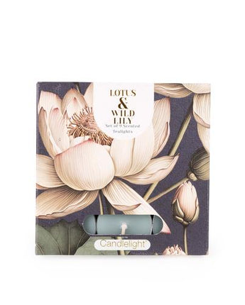 Lotus & Wild Lily Set of 9 Tealights
