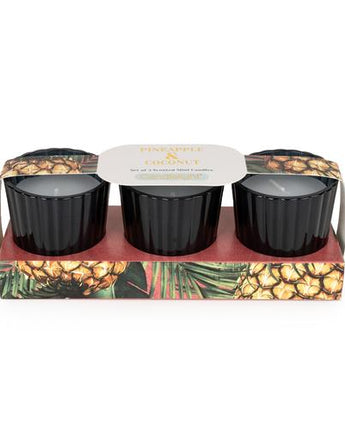 Pineapple & Coconut Votive Candle Set