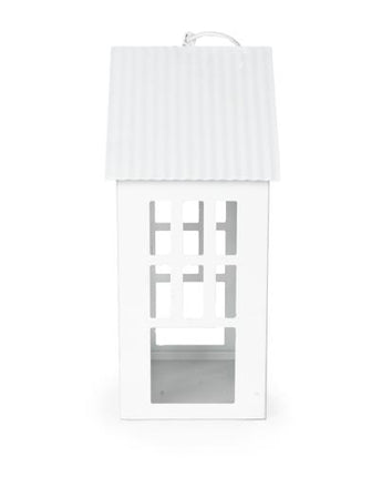 Large White Townhouse Lantern