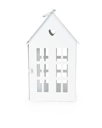 Large White Townhouse Lantern